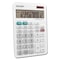 Sharp Sharp White 12 digit Solar Powered Calculator EL-334WB - alternate 2
